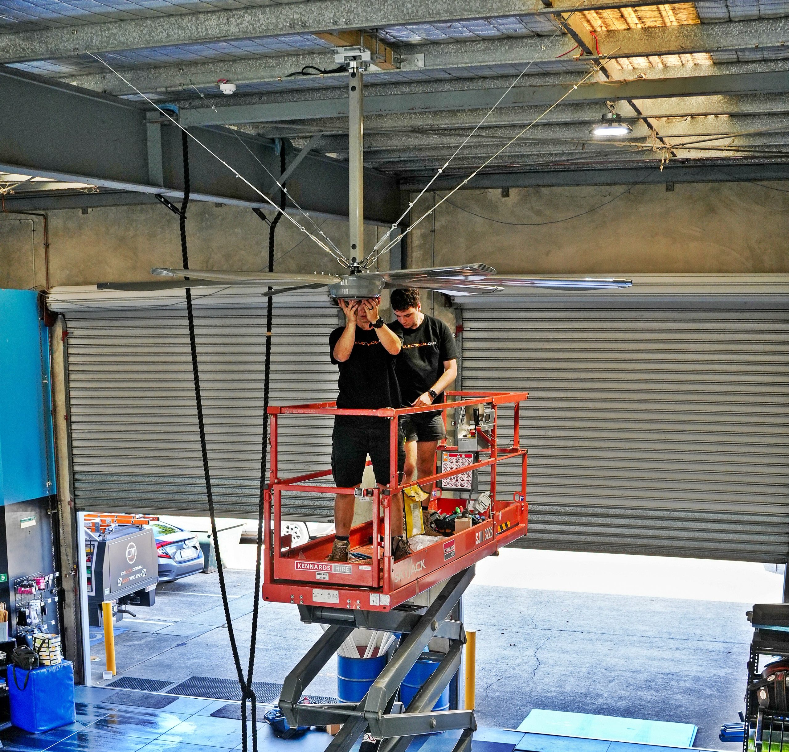 Industrial Ceiling Fans Installations QLD
