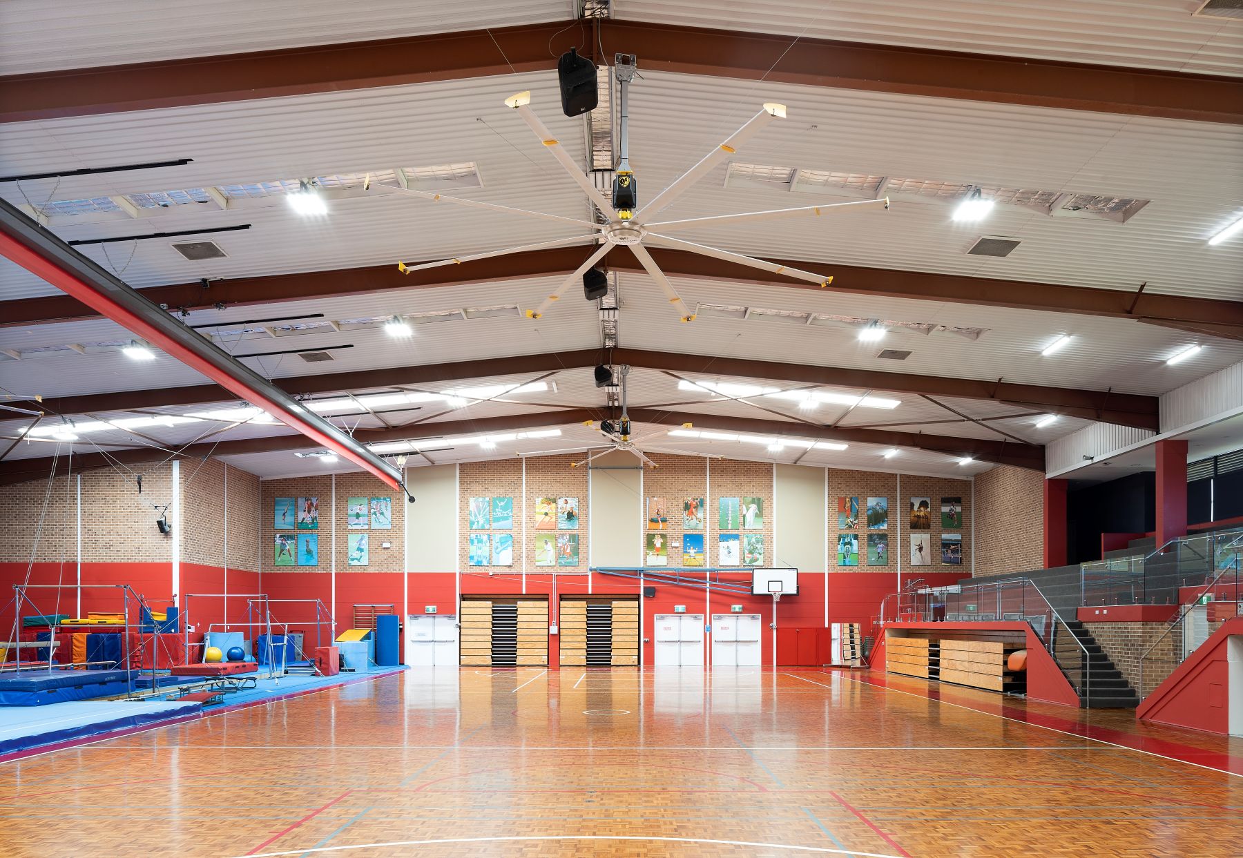 Large Industrial Ceiling Fans installation in warehouse QLD