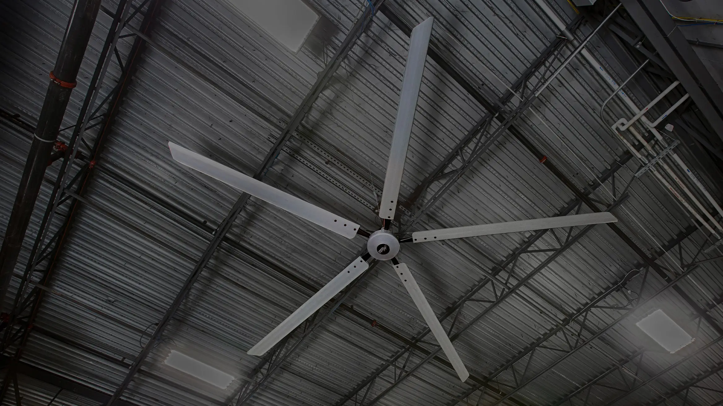 Large industrial ceiling fan installation QLD